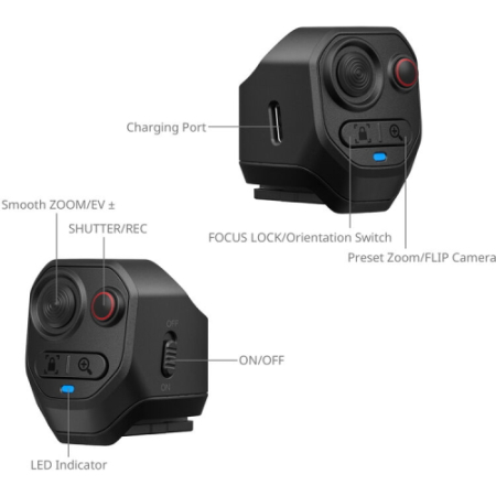 SmallRig 6903 - zestaw Creator z klatką do iPhone 18 Pro Max - szczegóły kontrolera